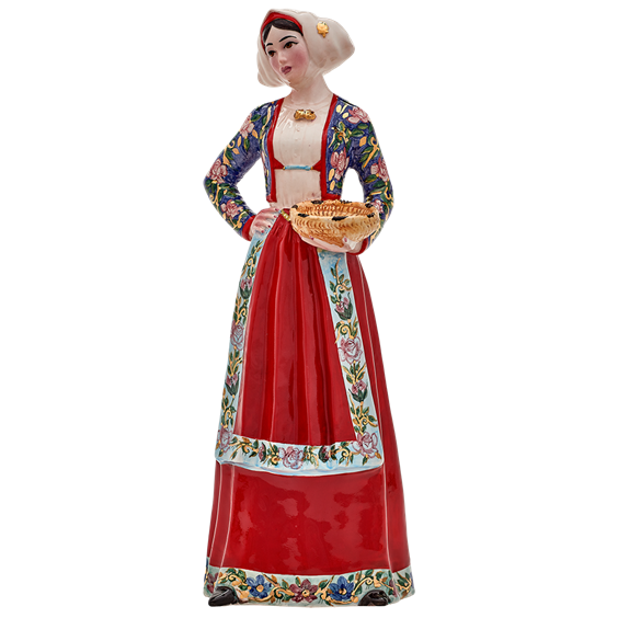 Statuina Bai in Bono’ra in Ceramica ST.MEANASARDO48 - ST.MEANASARDO48